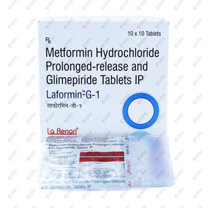 Laformin G 1mg Tablets 10's