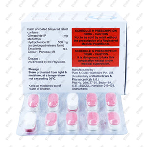 Laformin G 1mg Tablets 10's
