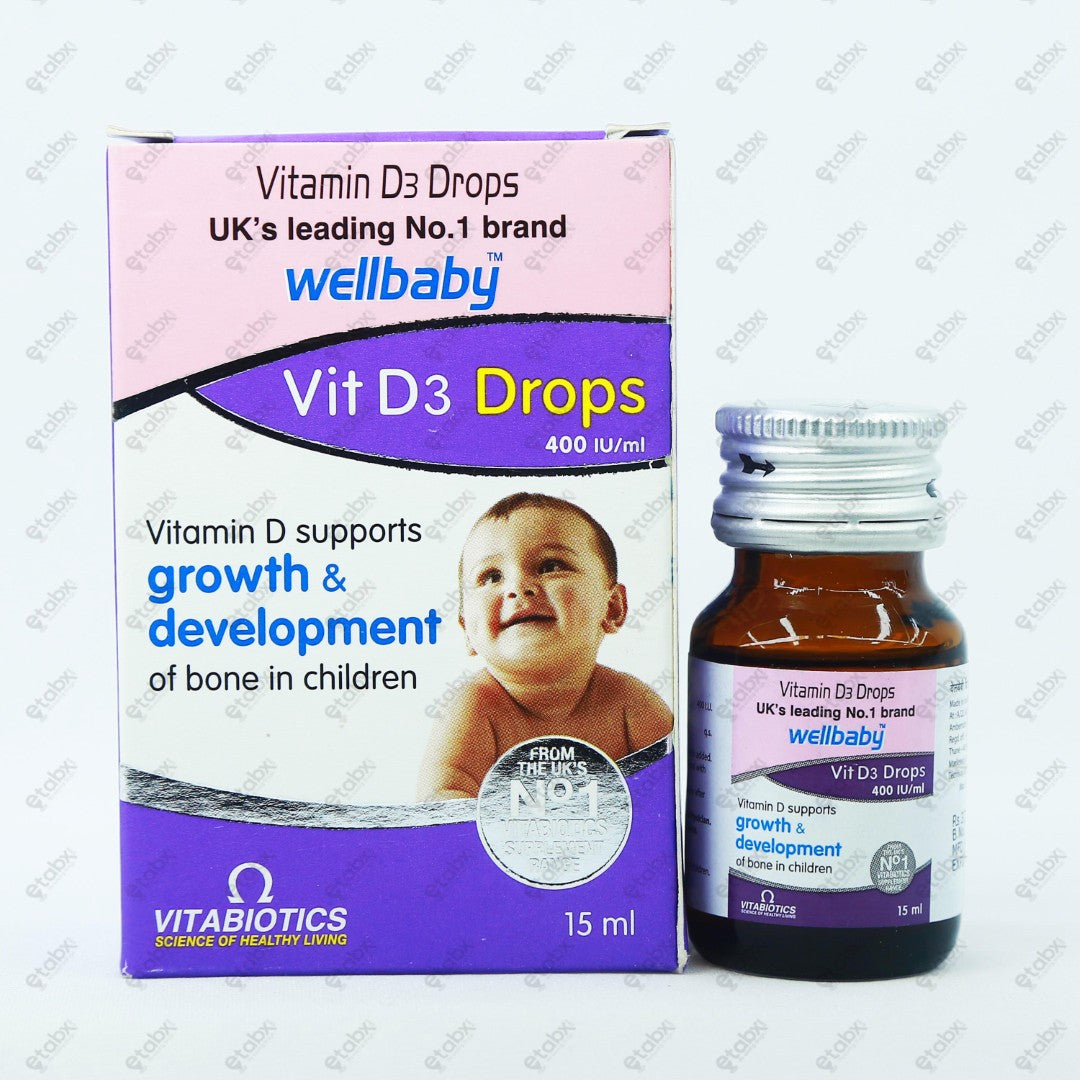 Wellbaby Vitamin D3 Drops 15ml