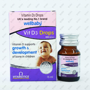 Wellbaby Vitamin D3 Drops 15ml