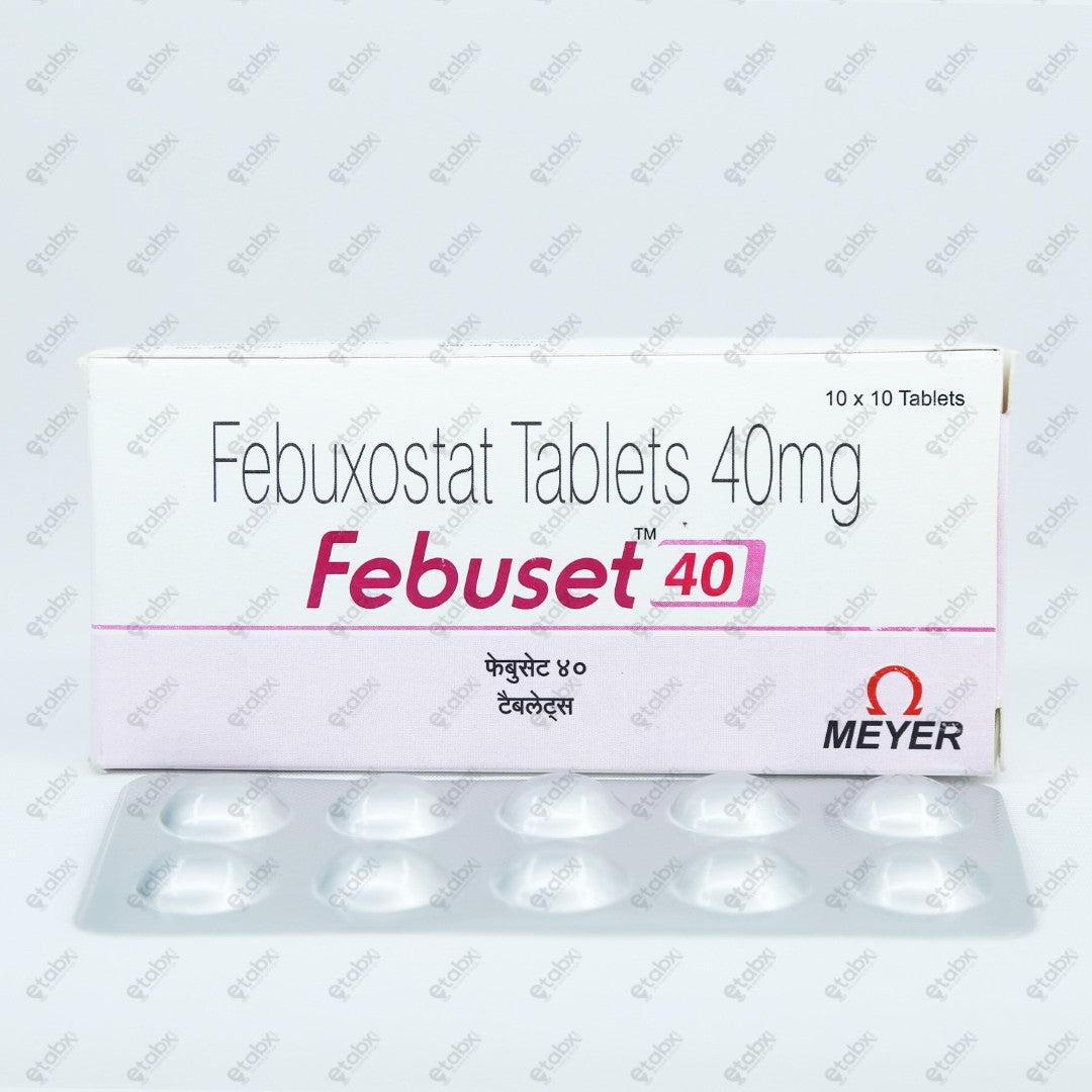 Febuset 40mg Tablet 10's