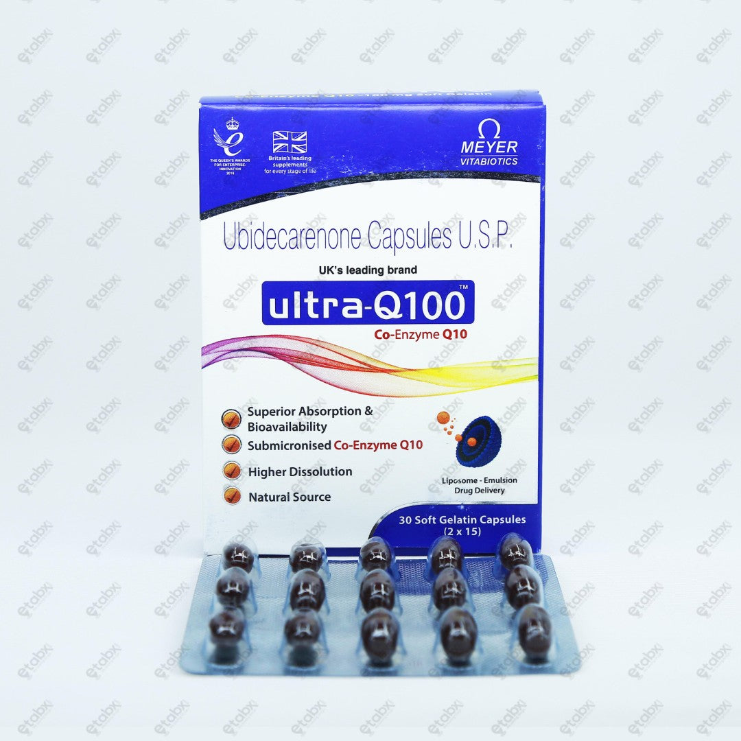 Ultra Q 100mg Capsule 30's