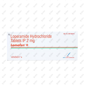 Lomofen Plus 2mg Tablet 20's