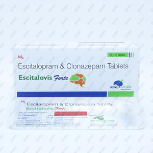 Escitalovis Forte Tablet 10's