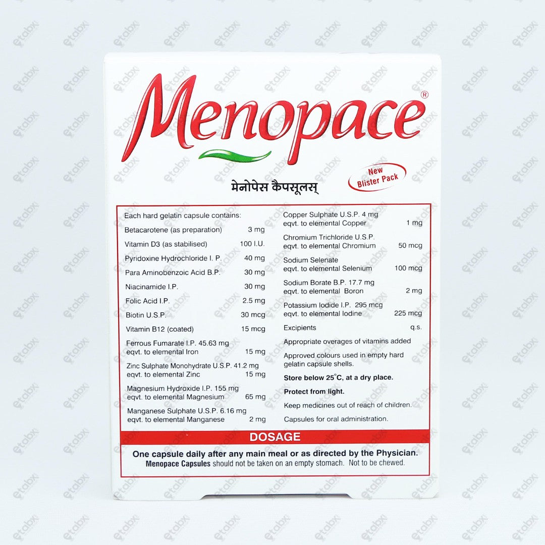 Menopace Capsules 30