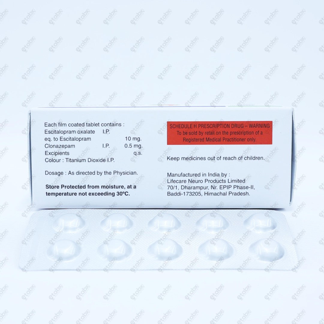 Escitalovis Forte Tablet 10's