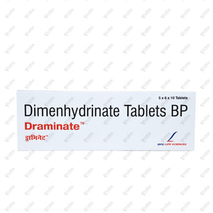 Draminate Tablets 10's