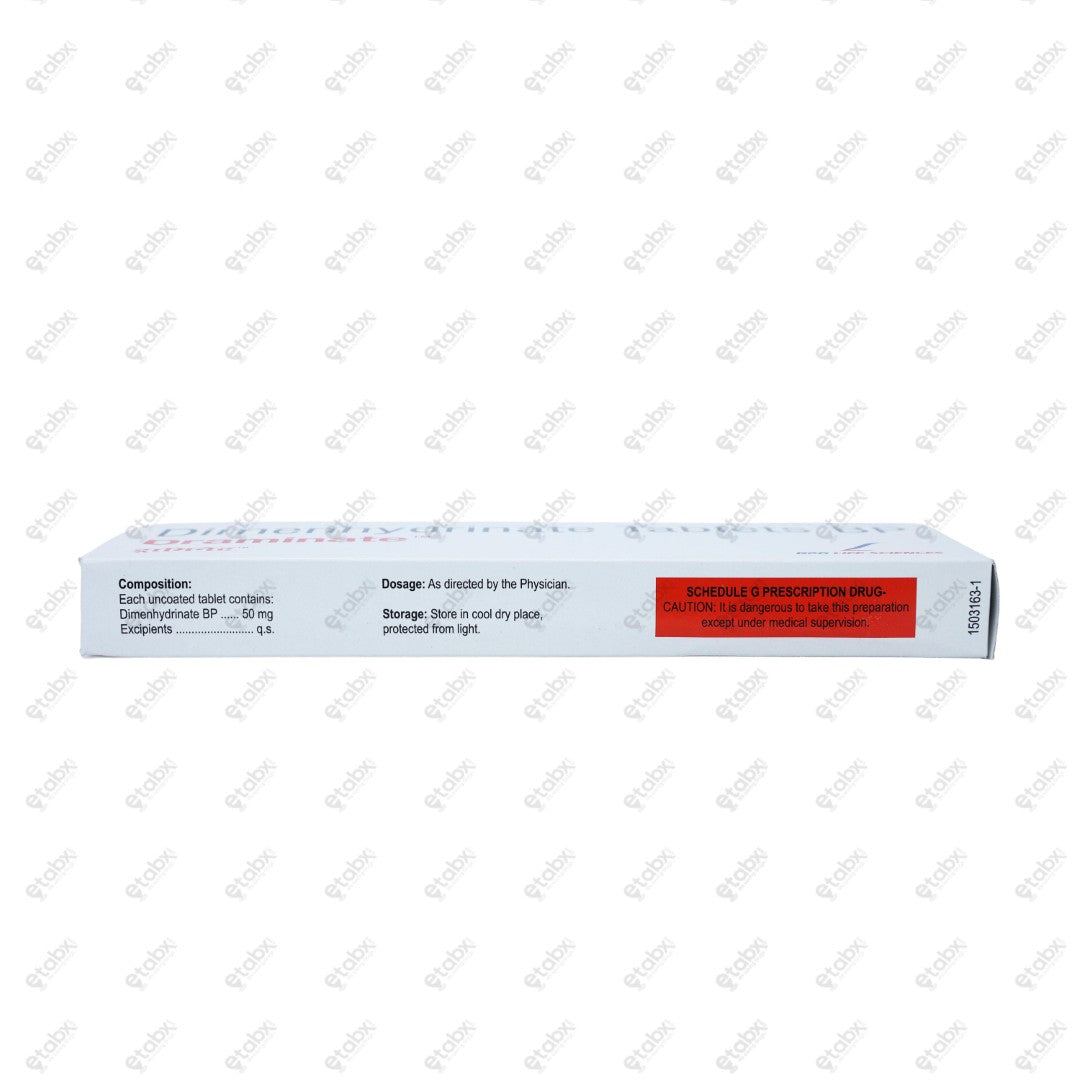 Draminate Tablets 10's