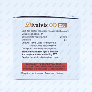 Divalvis OD 250mg Tablets 10's