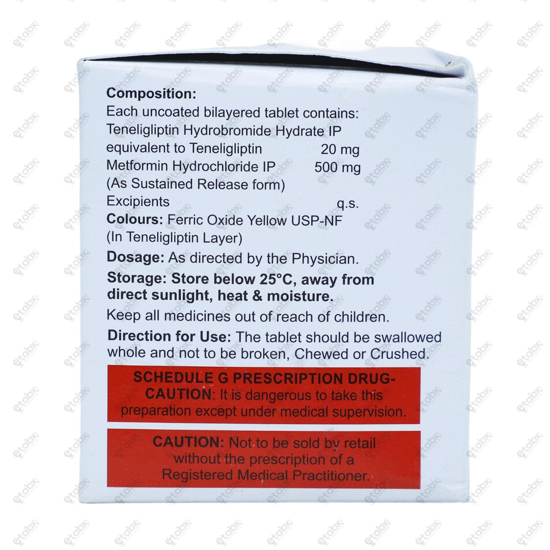 Gliptinext M 500mg Tablet 10's