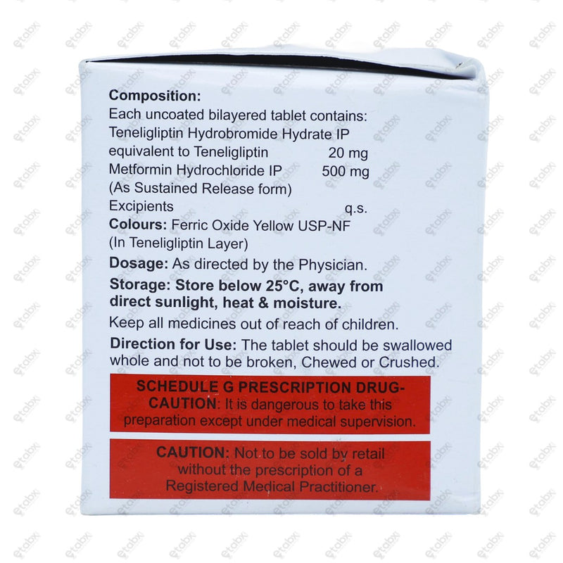 Gliptinext M 500mg Tablet 10's