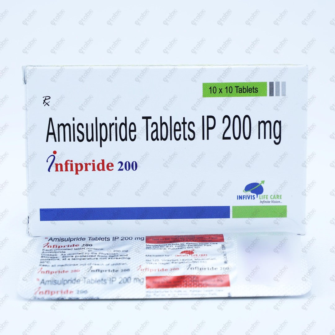 Infipride 200mg Tablets 10's