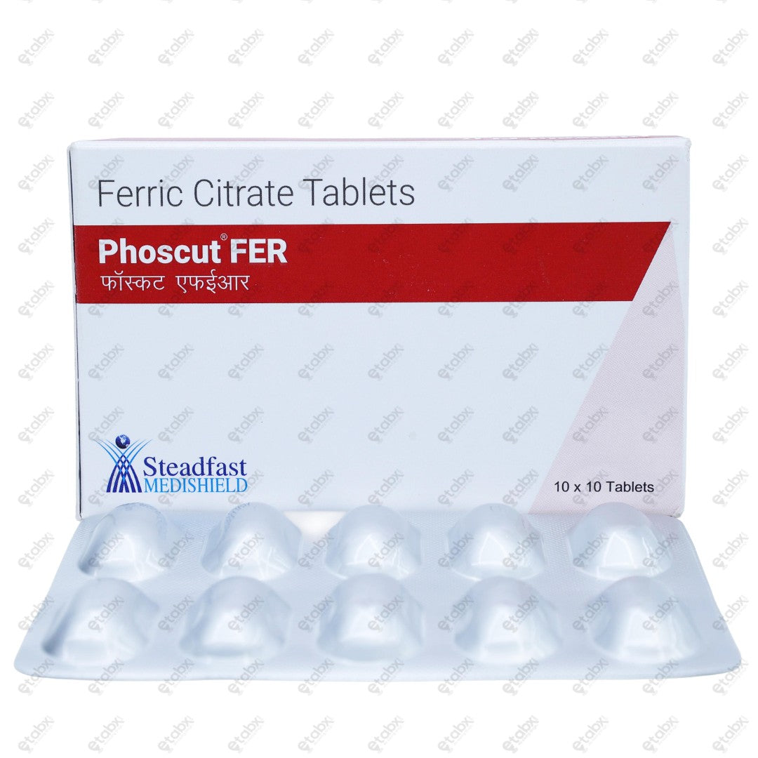 Phoscut Fer Tablets 10's