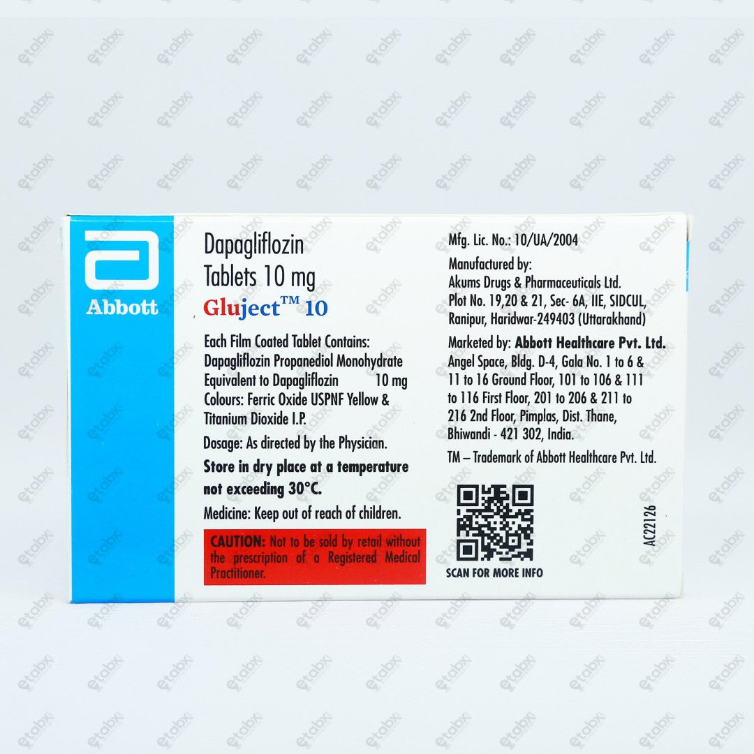 Gluject 10mg Tablet 15's