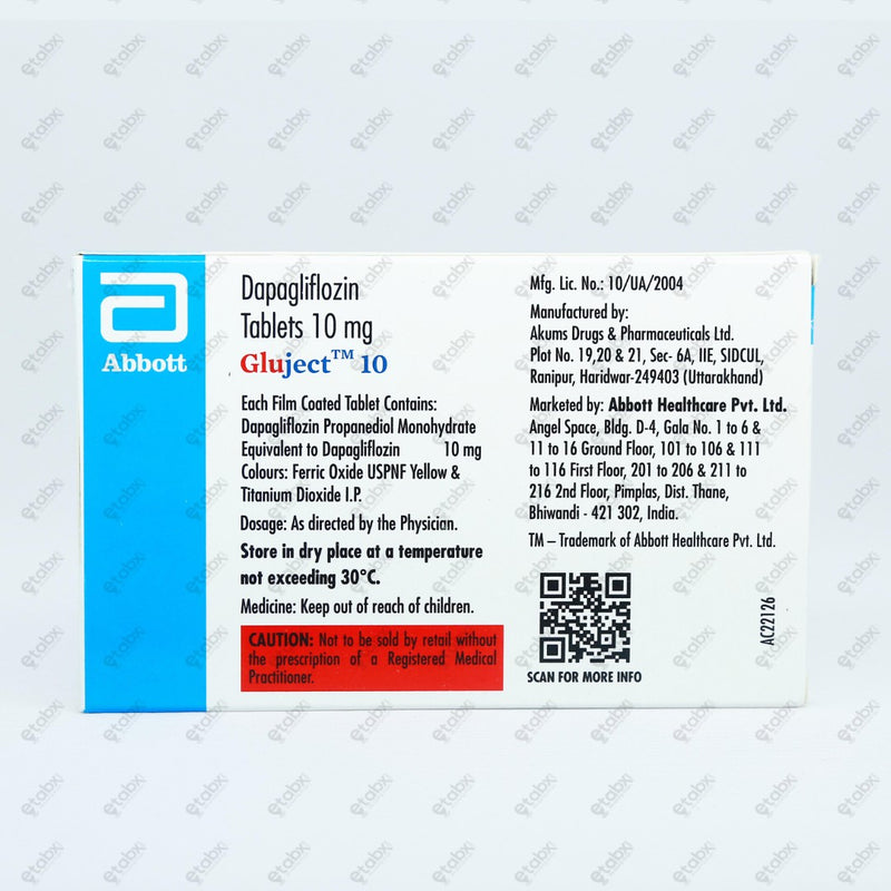 Gluject 10mg Tablet 15's