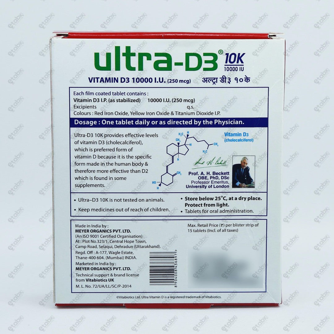 Ultra D3 10K Tablet 15's