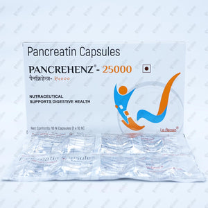 Pancrehenz 25000 Capsules 10's