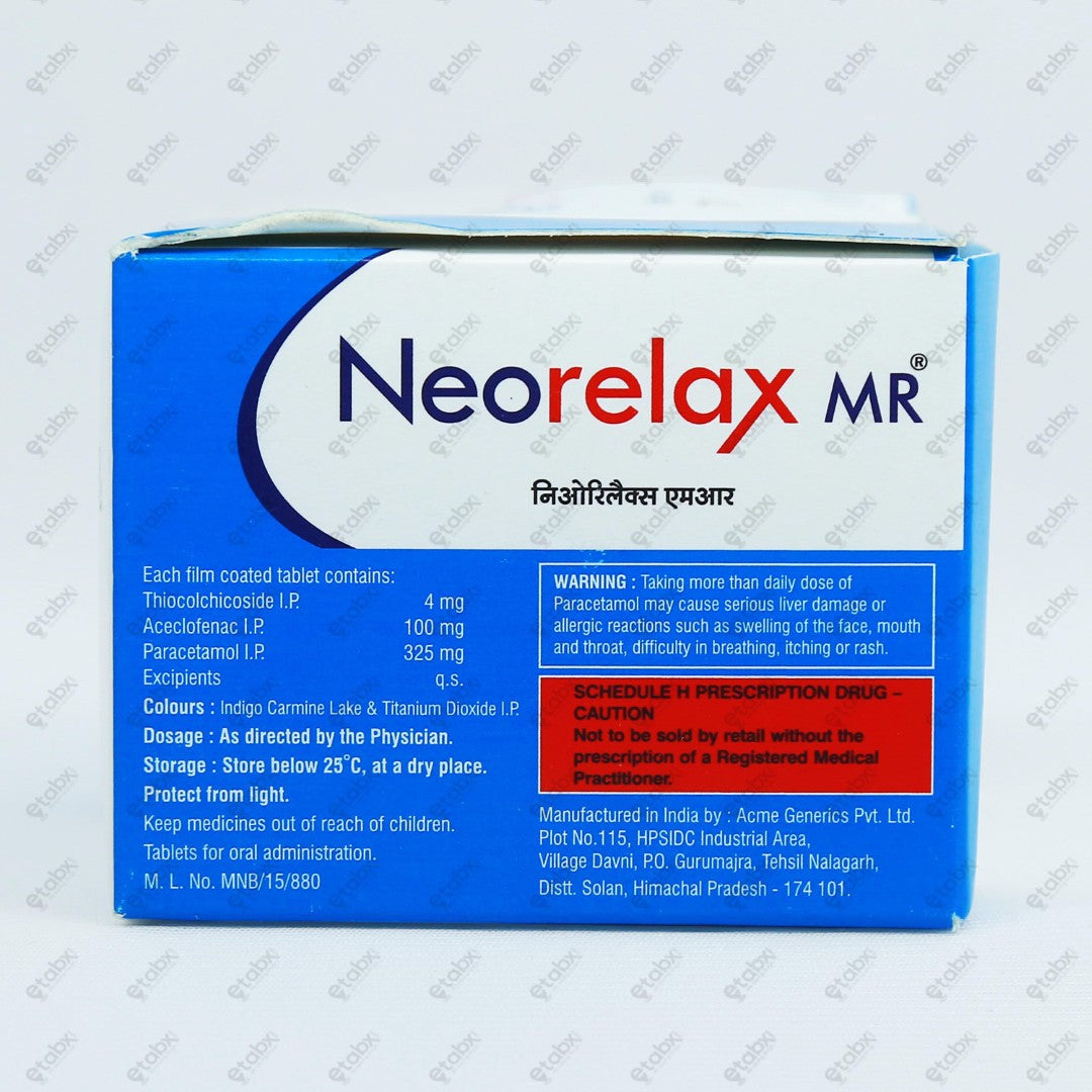 Neorelax MR Tablet 10's
