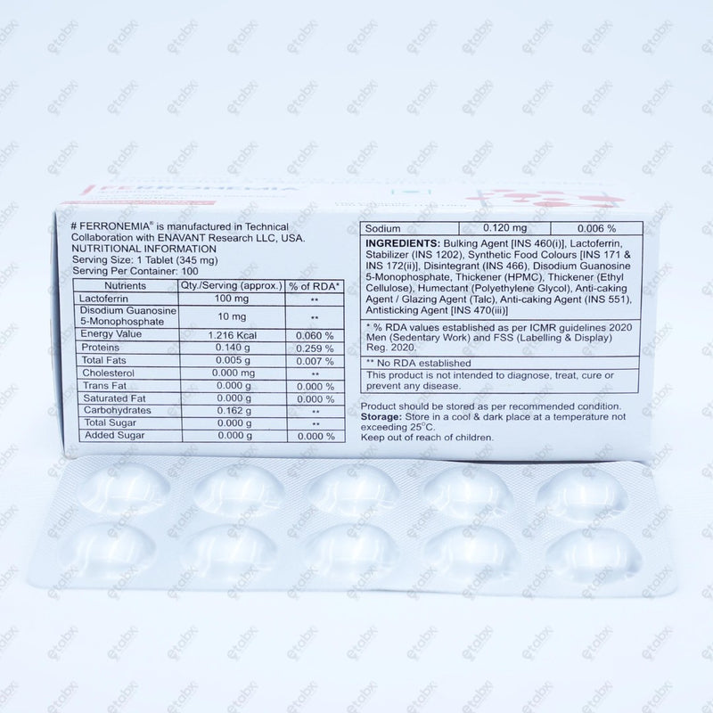 Ferronemia Tablet 10's