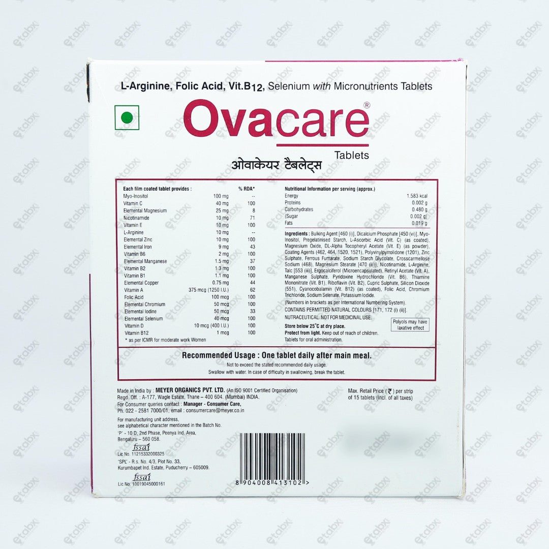 Ovacare Tablet 15s