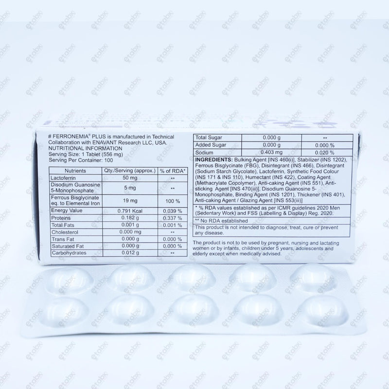 Ferronemia Plus Tablet 10's