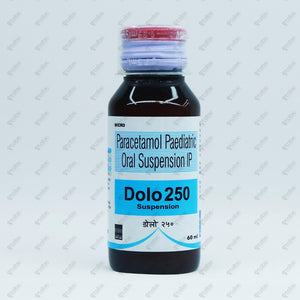 Dolo 250mg Suspension 60ml