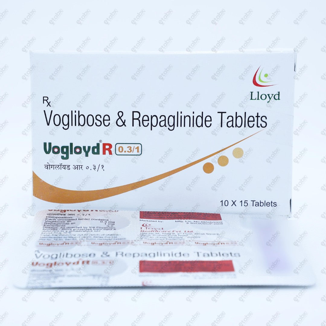 VOGLOYD R 0.3/1 Tablet 15's