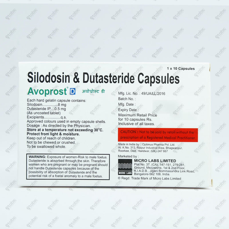 AVOPROST D Capsule 10's