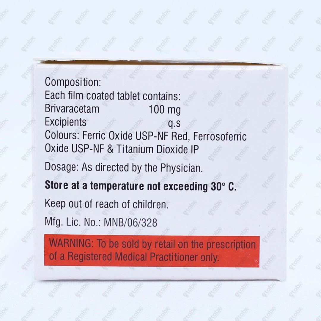 Brivgard 100mg Tablet 10's