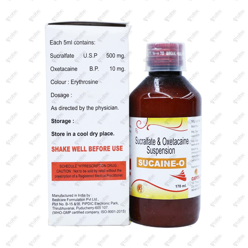 SUCAINE-O Syrup 170ml