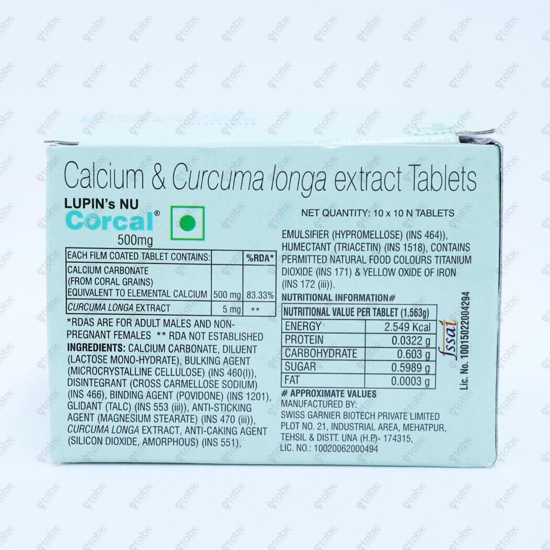 Corcal 500mg Tablet