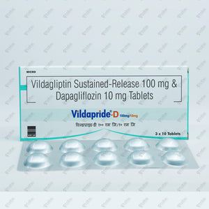 Vildapride D 100/10mg Tablets 10's