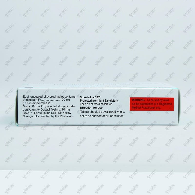 Vildapride D 100/10mg Tablets 10's