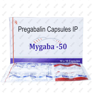 Mygaba 50mg Tablet 10s