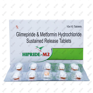 Hipride M2 Tablets 10's