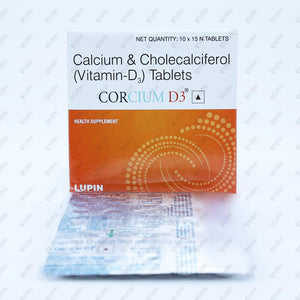 CORCIUM D3 Tablet 15'S