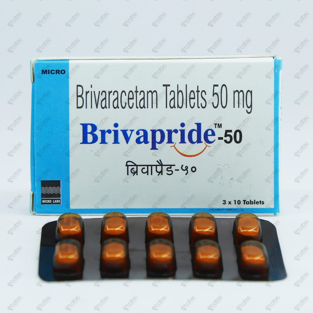 Brivapride 50mg Tablet 10's