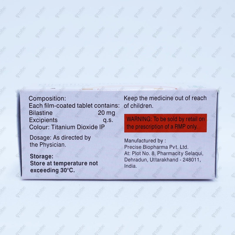 Bilagra 20mg Tablet 10