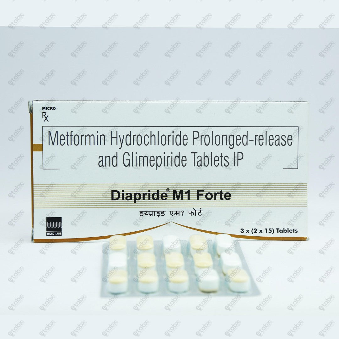 Diapride M1 Forte Tablet 15's