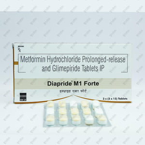 Diapride M1 Forte Tablet 15's