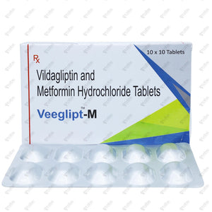 Veeglipt M 50/500 Tablet 10s