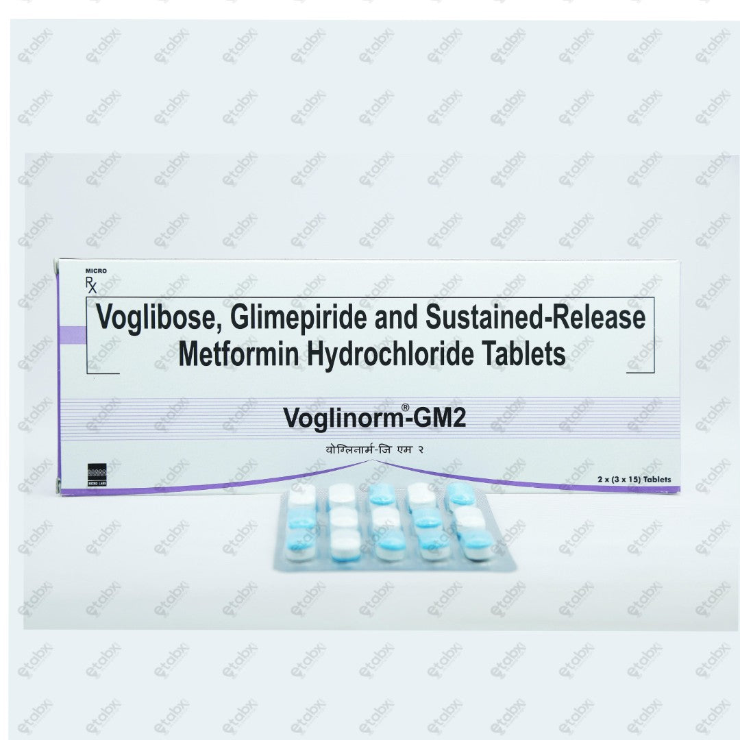 Voglinorm GM 2 Tablet 15's