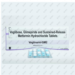 Voglinorm GM 2 Tablet 15's