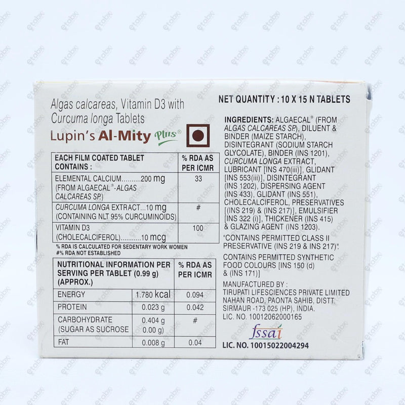 Almity Plus Tablet 15's