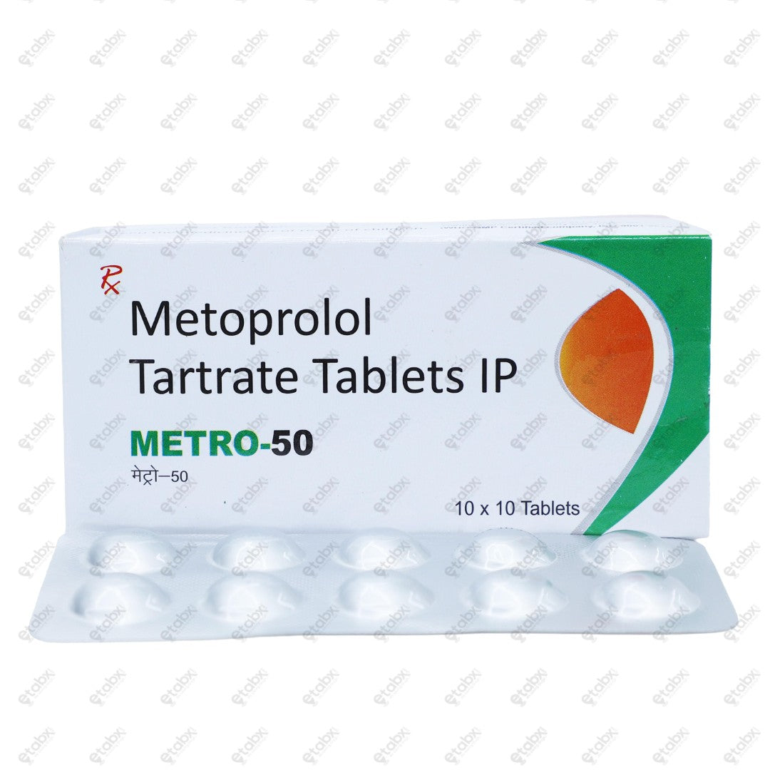 Metro 50mg Tablet 10's