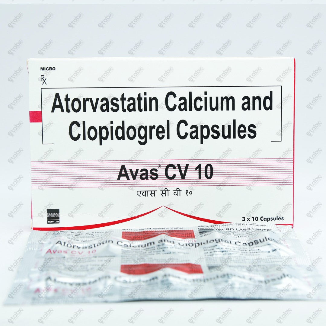 AVAS CV 10mg Tablet 10's