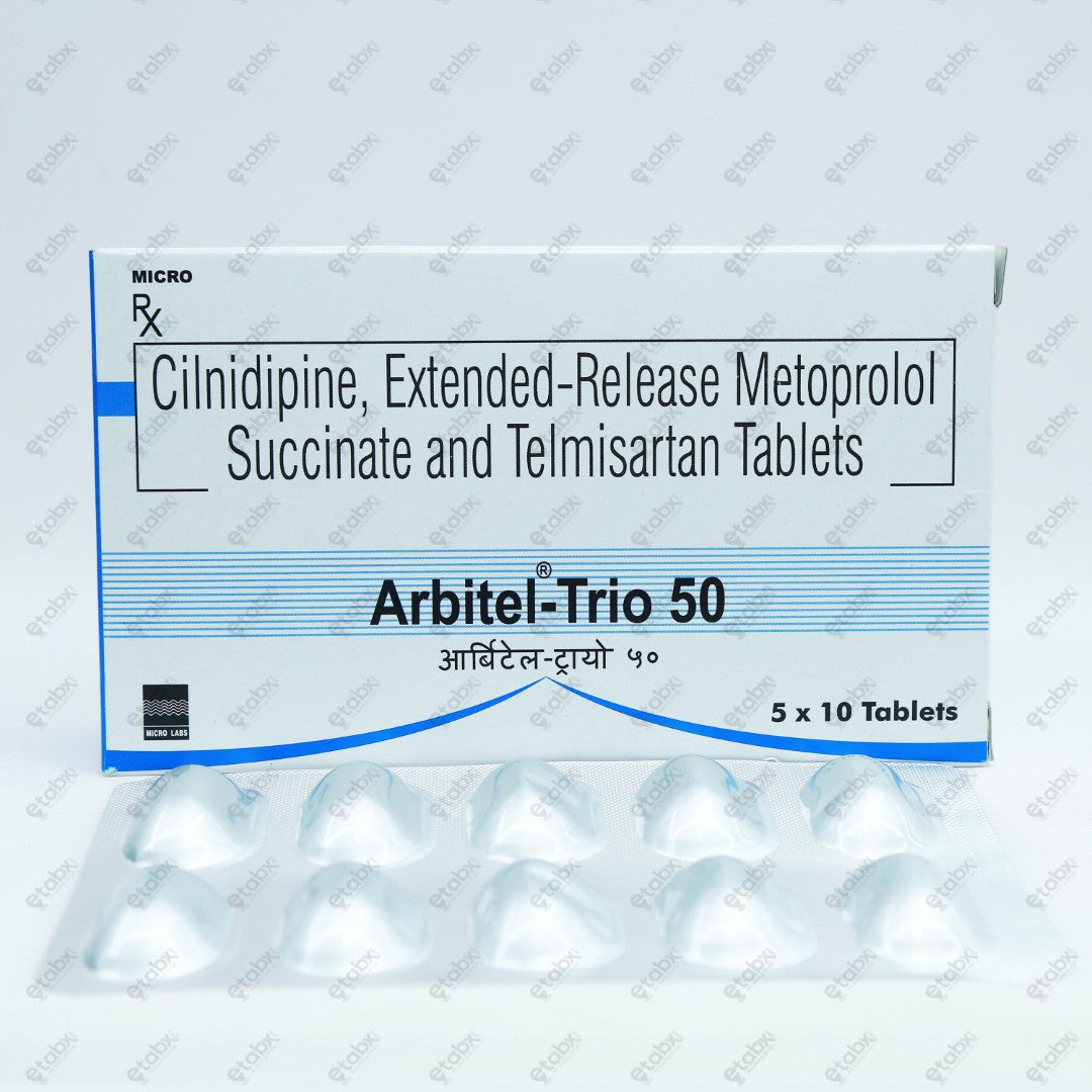 Arbitel Trio 50mg Tablets 10's