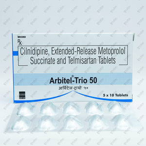 Arbitel Trio 50mg Tablets 10's