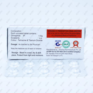 Vasoglim 1 Tablets 10's