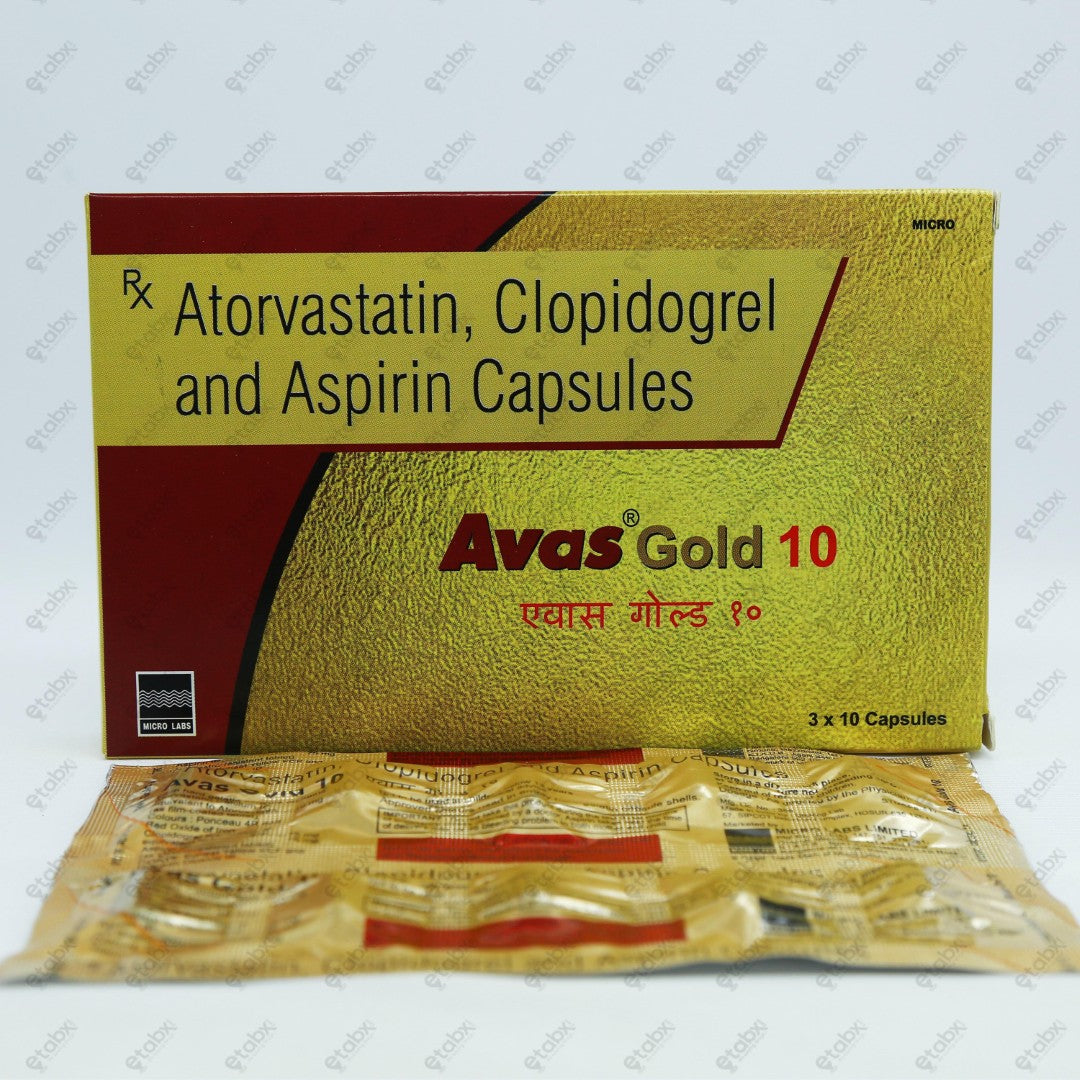 AVAS GOLD 10mg Tablet 10's